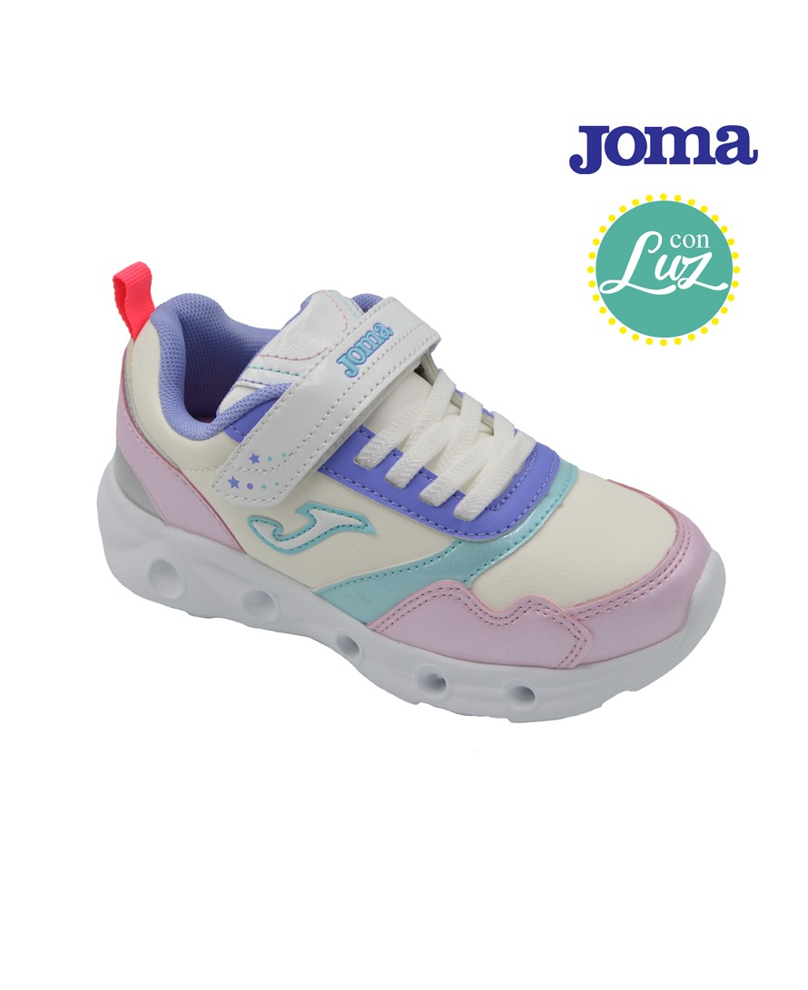 Zapatillas para niña Joma con luces. Zapatillas deportivas niña.